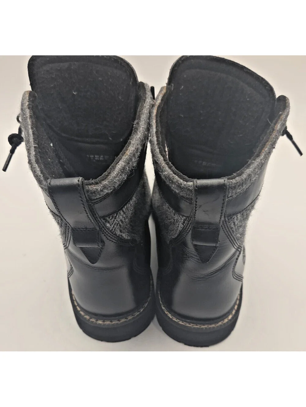 Rare Timberland Britton Hill 6-Inch Harris Tweed Combat Boots Men's 11.5 Black